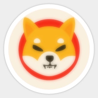 Shiba Inu Frosty Sticker